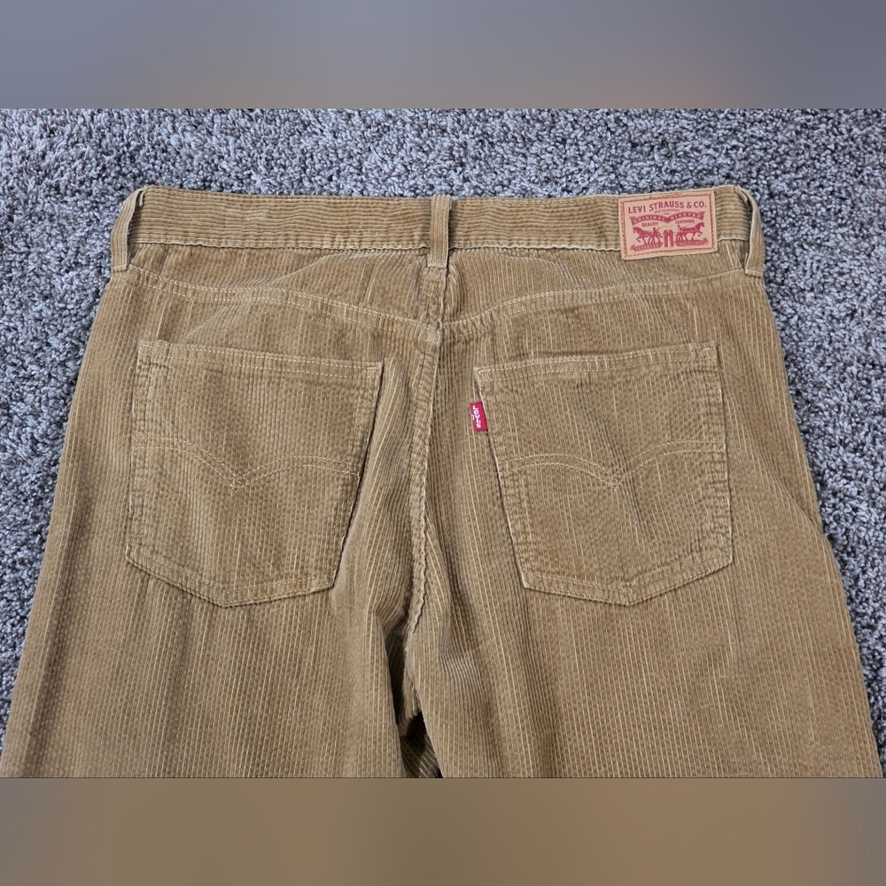Levi's Men's Brown Corduroy Trousers Size 31/30 - Picture 2 of 4